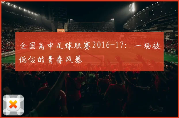 全国高中足球联赛2016-17:一场被低估的青春风暴